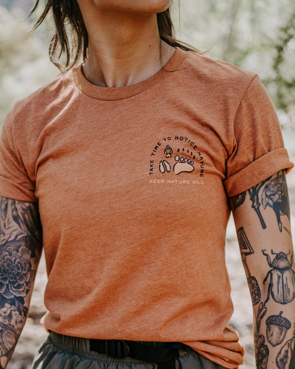 Keep Nature Wild Tee Nature Study Wildlife Unisex Tee | Heather Autumn