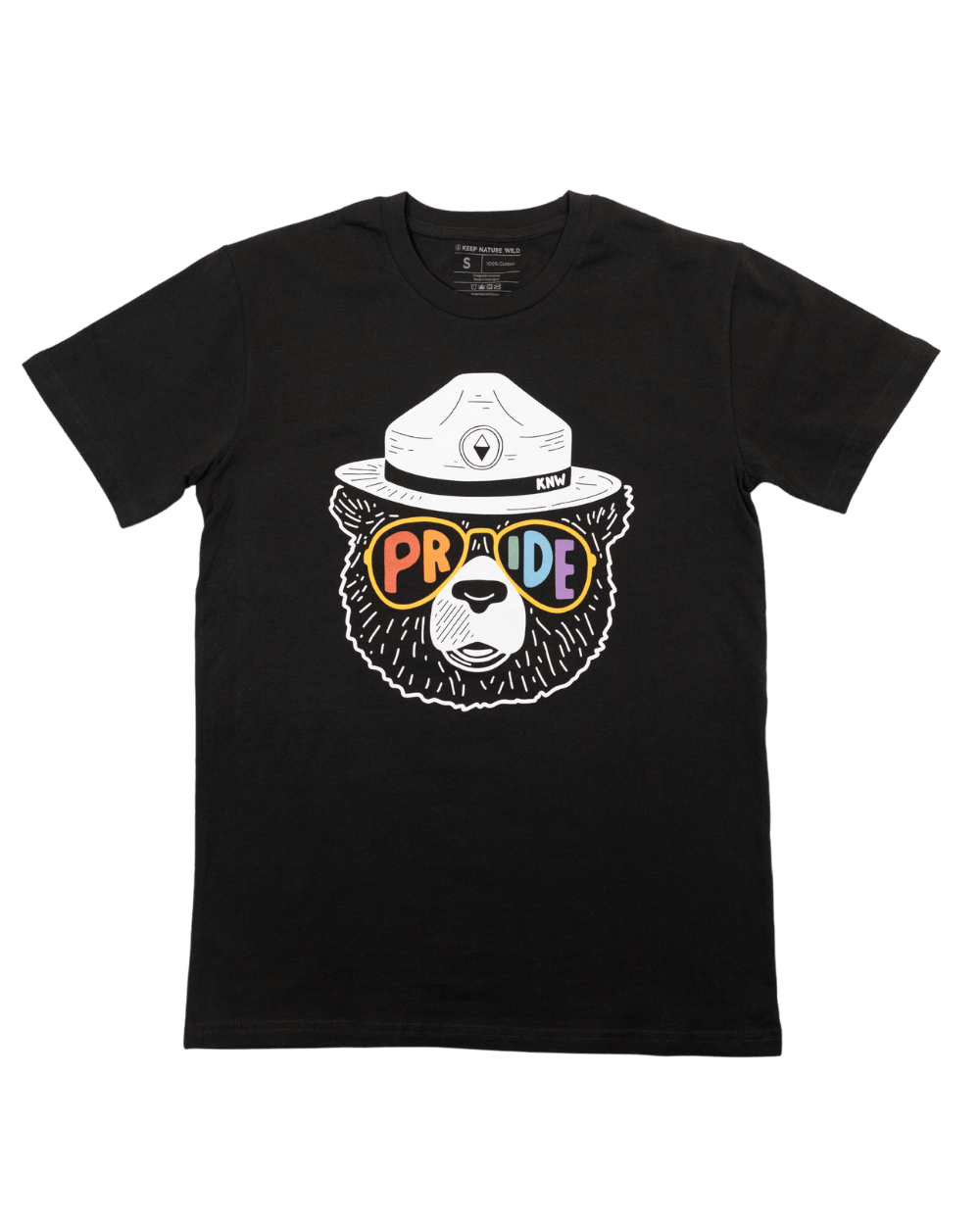 Keep Nature Wild Tee Pride Bear Unisex Tee | Coal