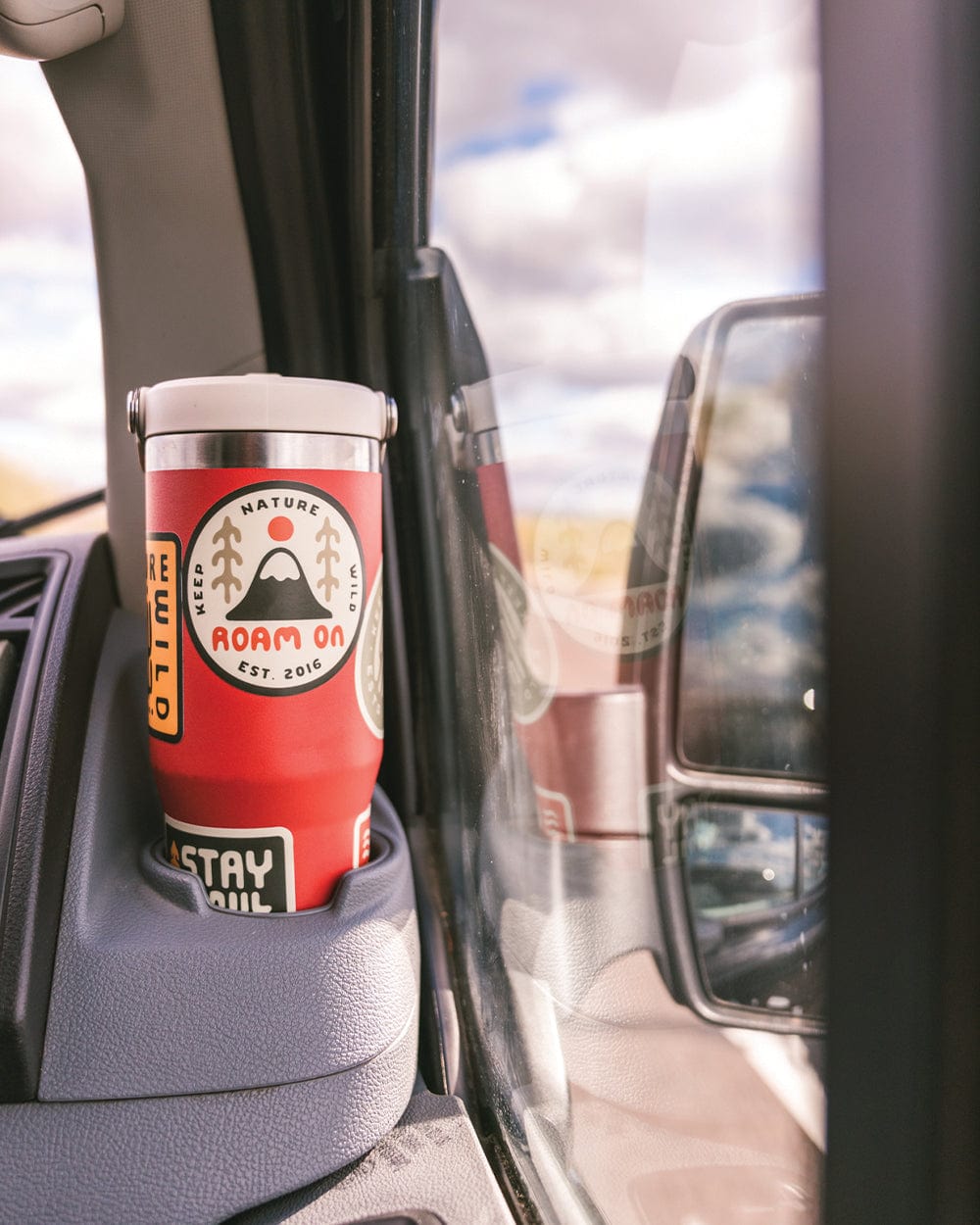 Keep Nature Wild Sticker Roam On Summit Sun | Sticker