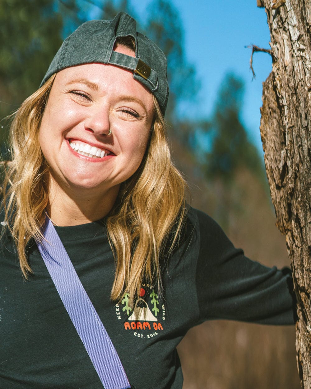 Keep Nature Wild Long Sleeve Roam On Summit Sun Unisex Long Sleeve | Charcoal