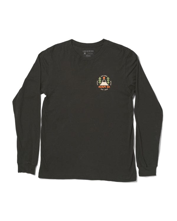Keep Nature Wild Long Sleeve Roam On Summit Sun Unisex Long Sleeve | Charcoal