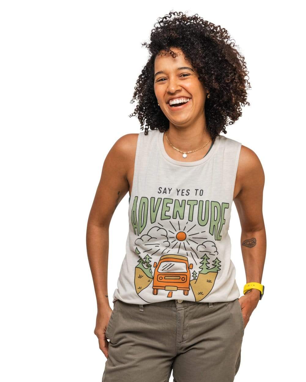 Keep Nature Wild Tank Say Yes to Adventure Muscle Tank | Dust