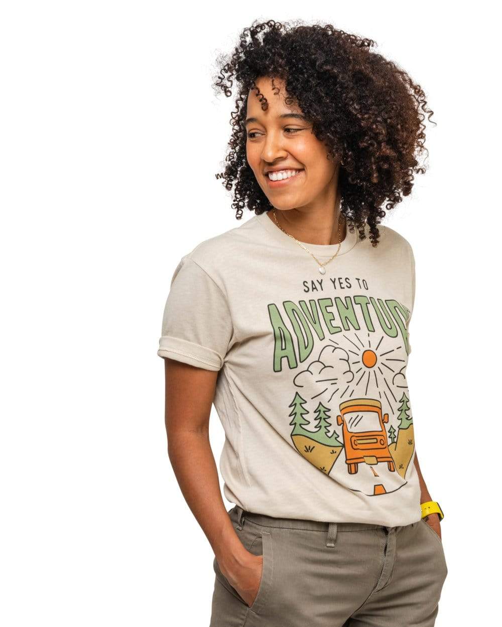 Keep Nature Wild Tee Say Yes to Adventure Unisex Tee | Cream