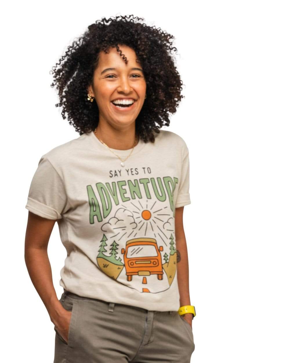 Keep Nature Wild Tee Say Yes to Adventure Unisex Tee | Cream