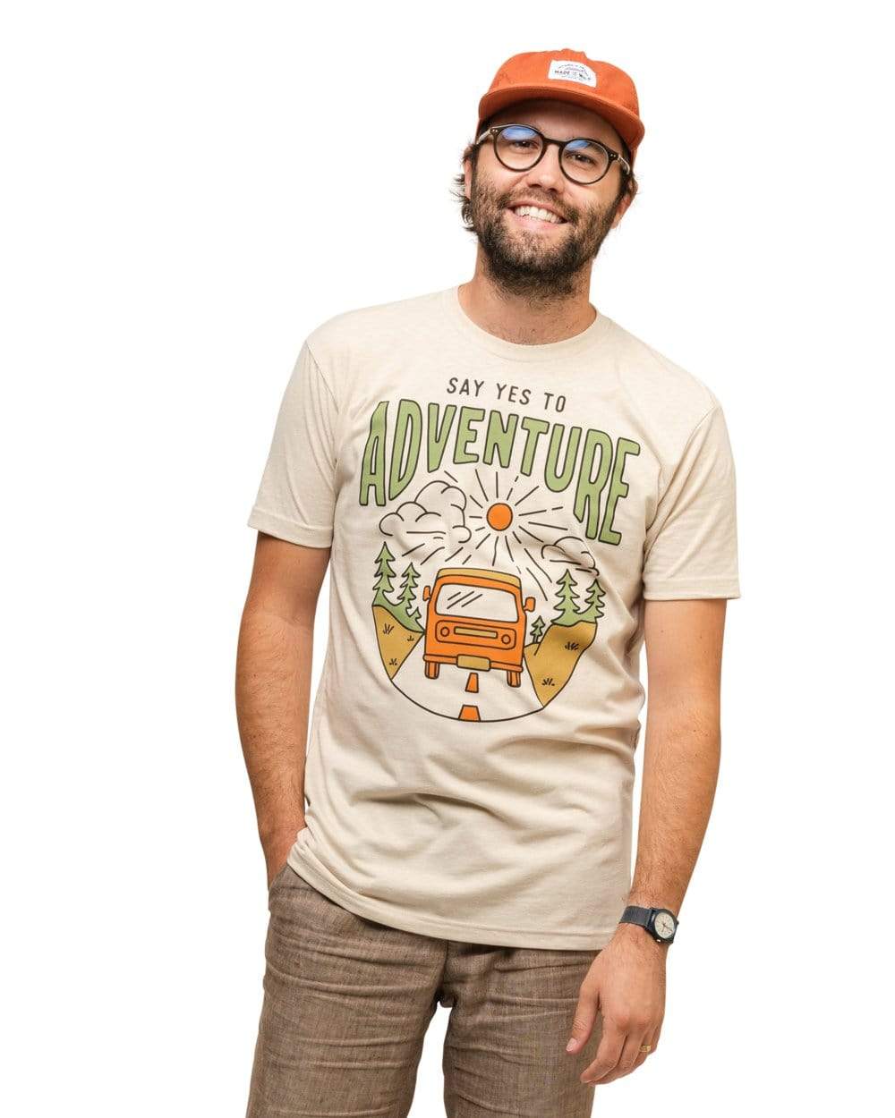 Keep Nature Wild Tee Say Yes to Adventure Unisex Tee | Cream