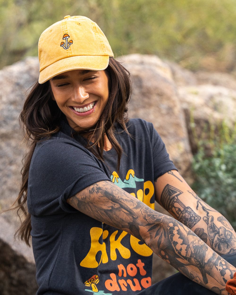 Keep Nature Wild Hat Shroom Dad Hat | Sunshine