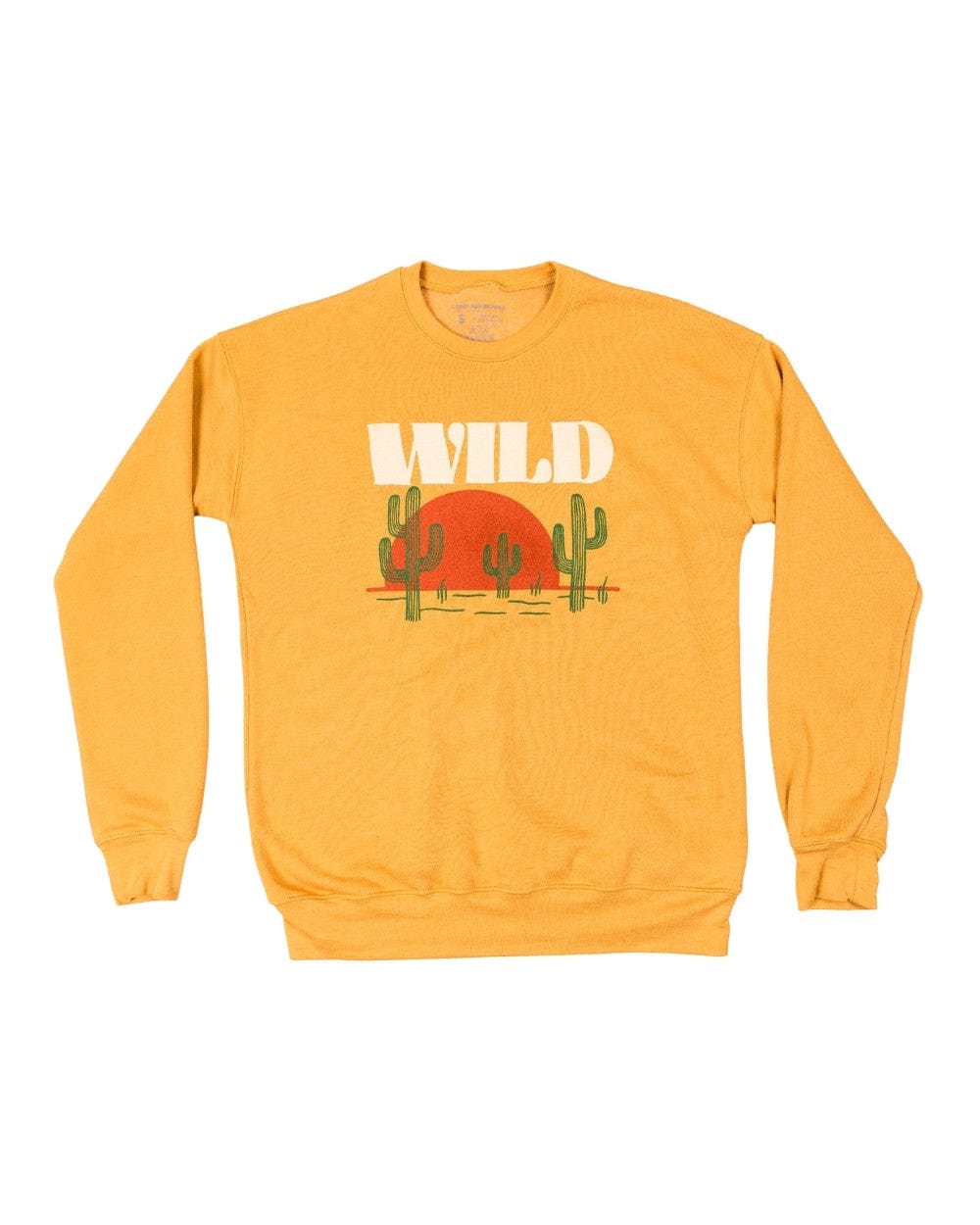 Keep Nature Wild Outerwear Sunset Chaser Unisex Pullover | Mustard