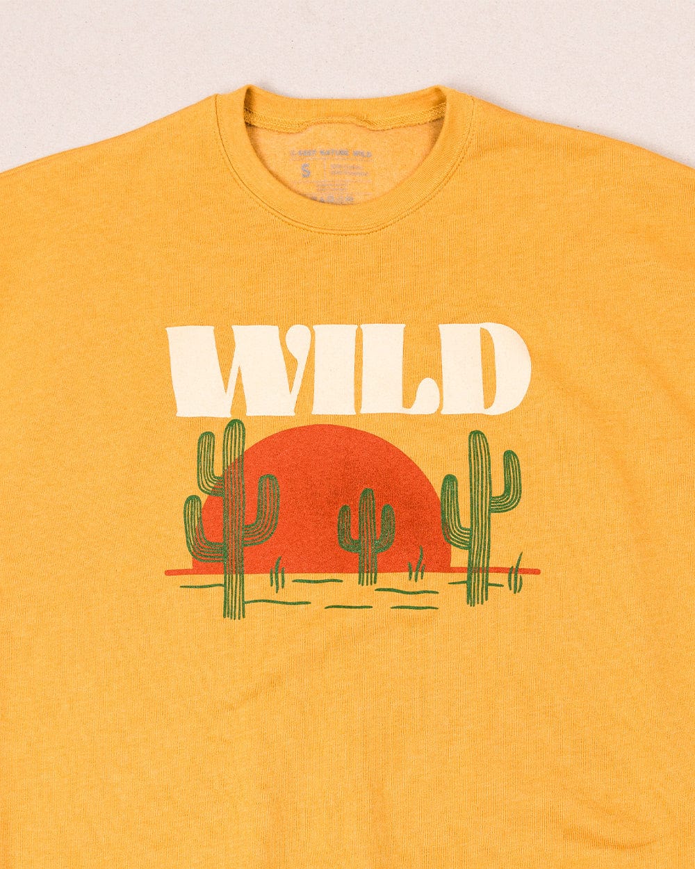 Keep Nature Wild Outerwear Sunset Chaser Unisex Pullover | Mustard