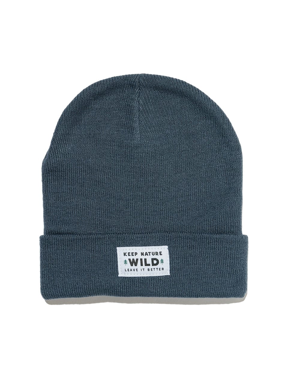 Keep Nature Wild Beanie Twin Pines Cuffed Beanie | Slate