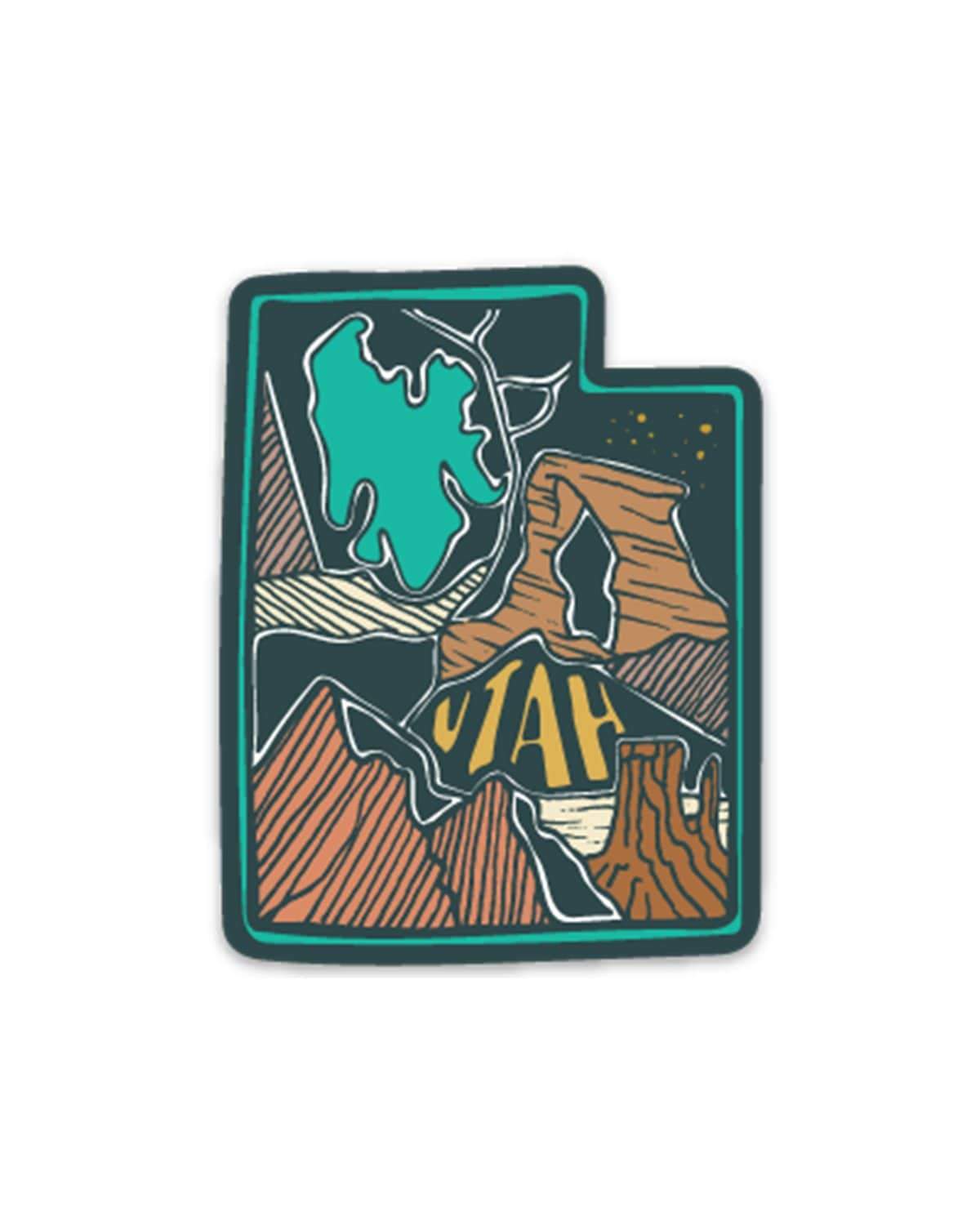 Zion National Park 3 Inch Die Cut Laptop Sticker – Vinyl Decal Utah Hiking Nature