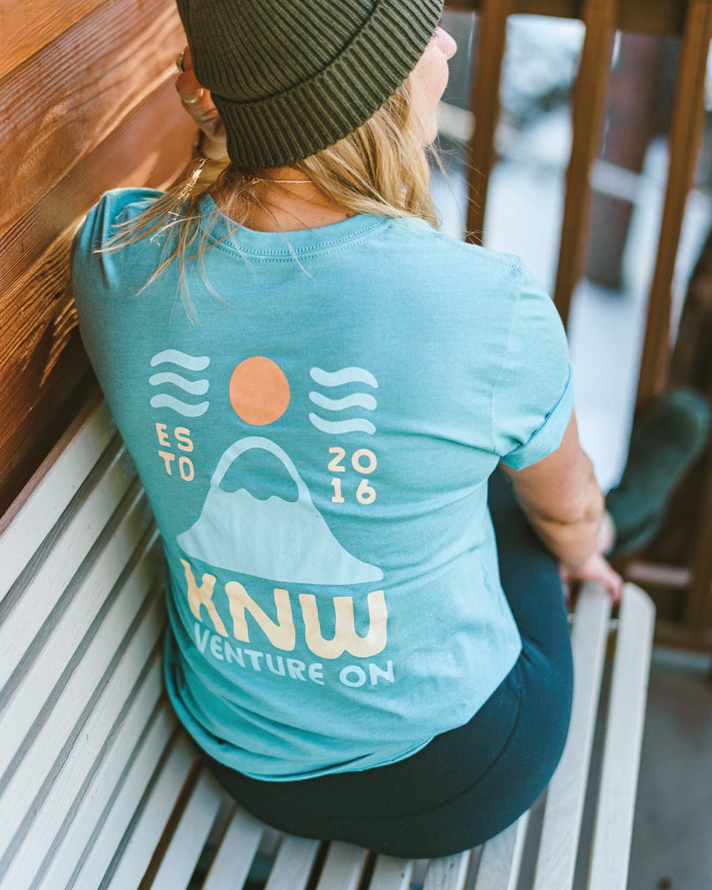 Keep Nature Wild Tee Venture On Windy Peak Unisex Tee | Cove Blue