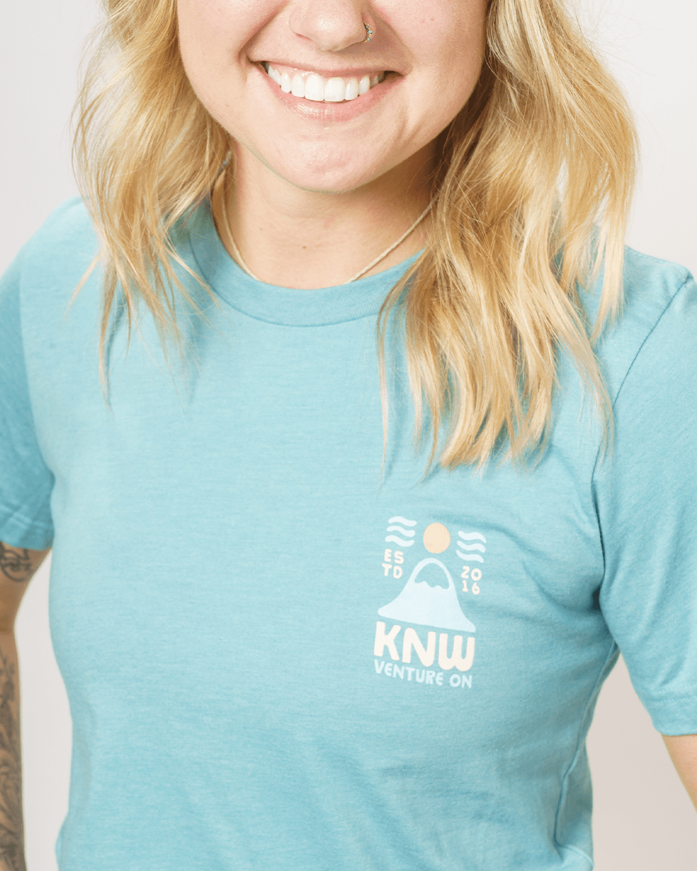 Keep Nature Wild Tee Venture On Windy Peak Unisex Tee | Cove Blue