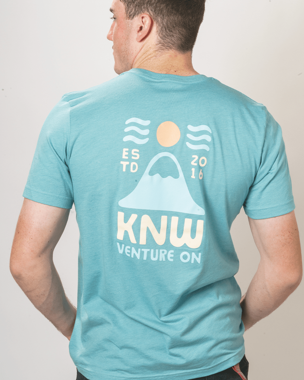 Keep Nature Wild Tee Venture On Windy Peak Unisex Tee | Cove Blue