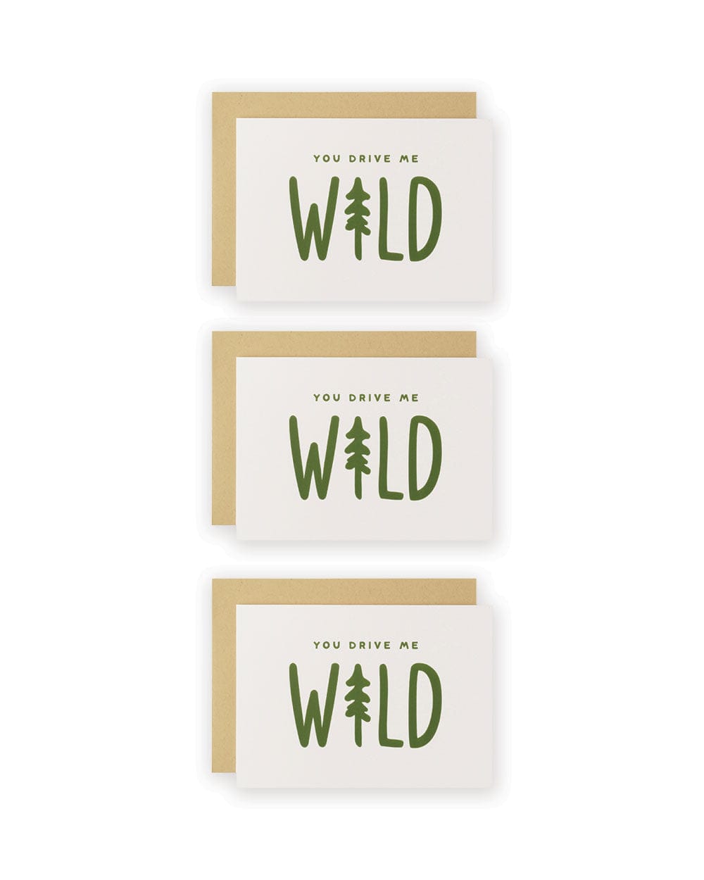 Keep Nature Wild Greeting Card 3 Pack Wild Pine | Greeting Card