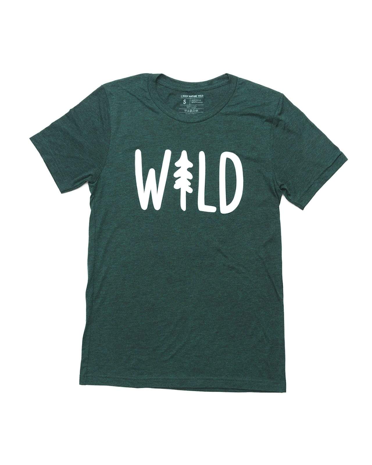 Wild Pine Unisex Tee Forest Keep Nature Wild