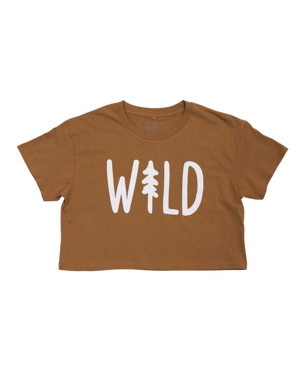 Keep Nature Wild Tee Wild Pine Women's Crop Tee | Camel