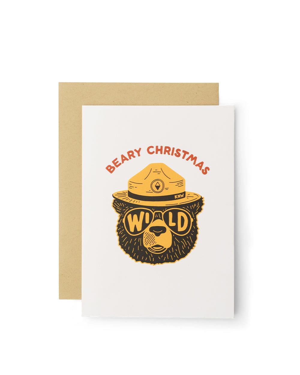 Keep Nature Wild Greeting Card Single Wildbear Christmas | Greeting Card