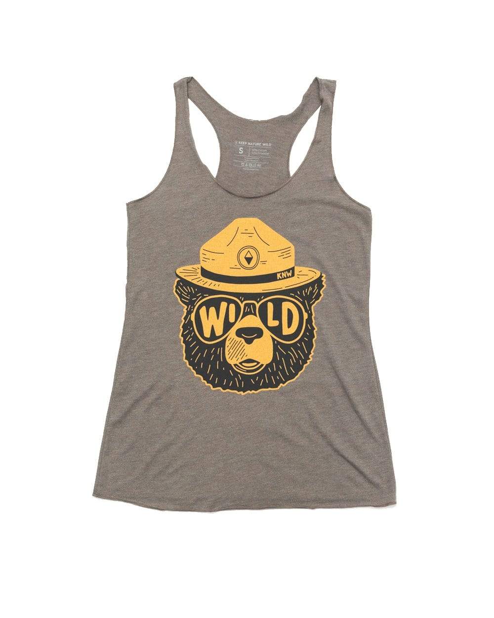 Wildbear Racerback Tank | Olive - Keep Nature Wild