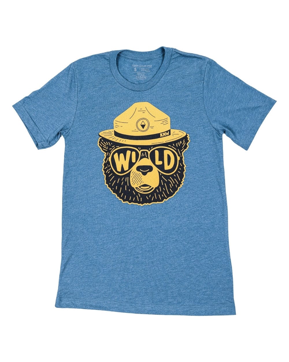 Keep Nature Wild Tee Wildbear Unisex Tee | Glacier Blue