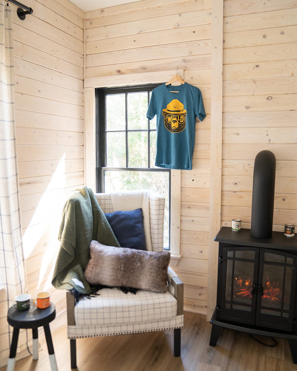 Keep Nature Wild Tee Wildbear Unisex Tee | Glacier Blue