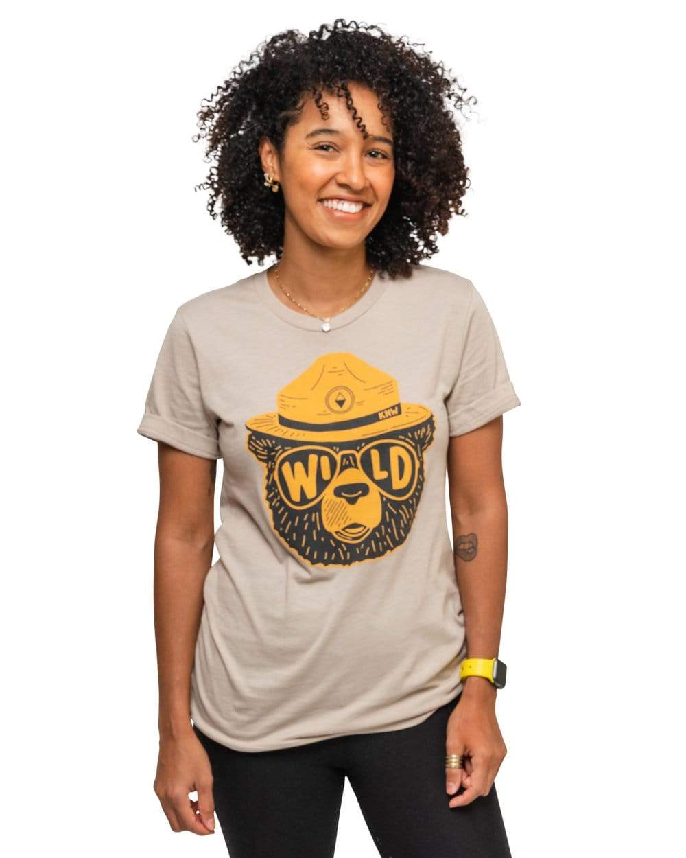 Keep Nature Wild Tee Wildbear Unisex Tee | Heather Tan