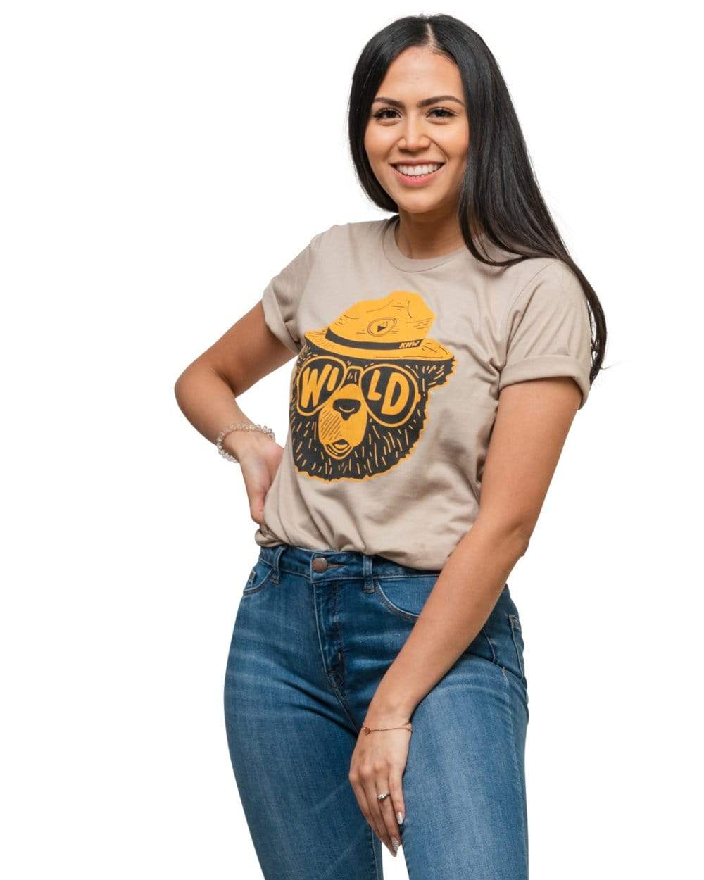 Keep Nature Wild Tee Wildbear Unisex Tee | Heather Tan