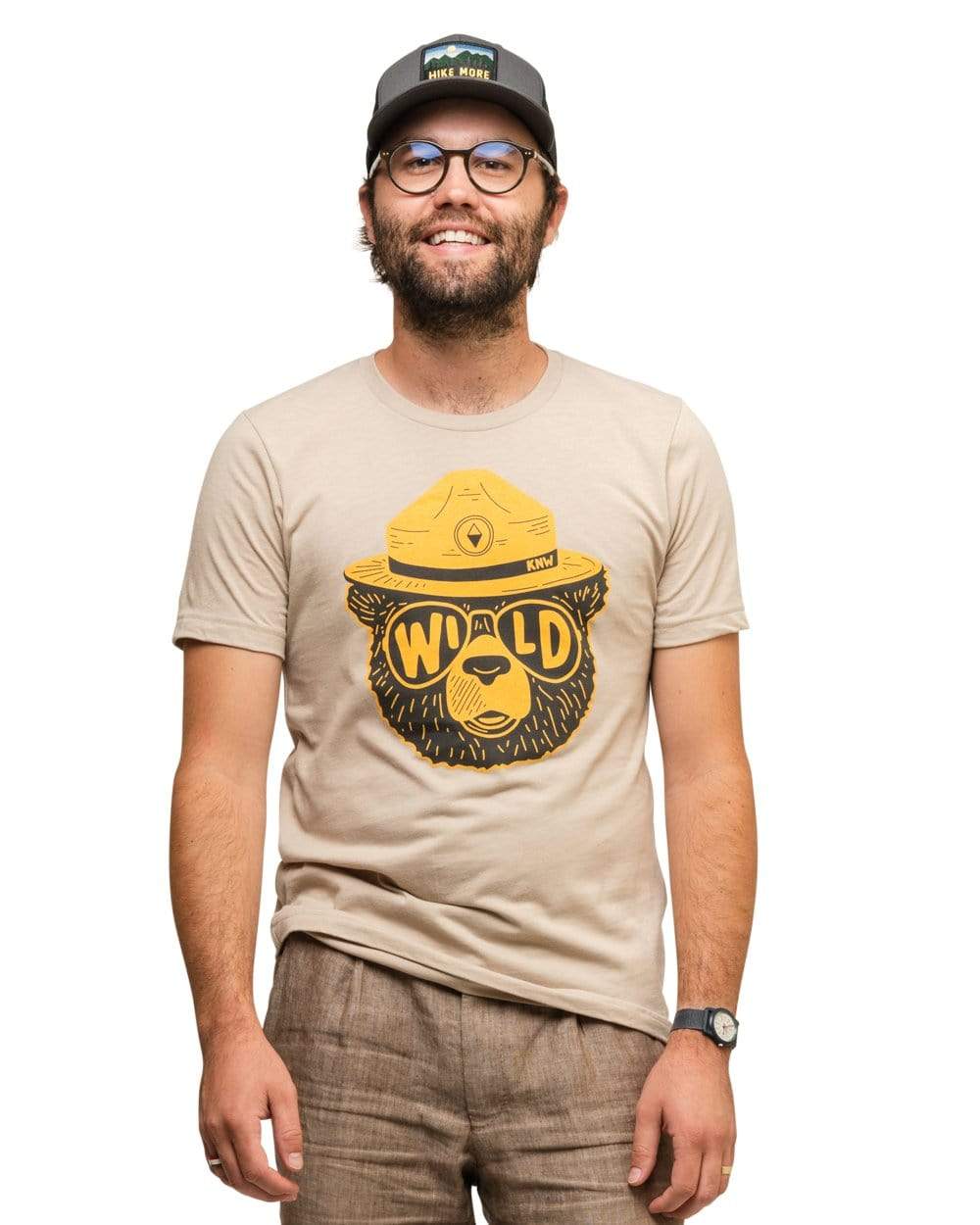 Keep Nature Wild Tee Wildbear Unisex Tee | Heather Tan