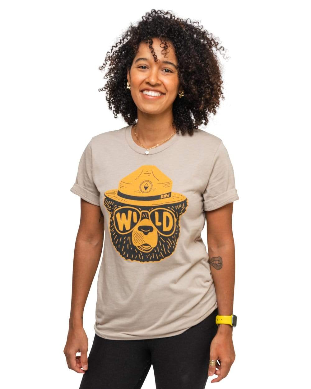 Keep Nature Wild Tee Wildbear Unisex Tee | Heather Tan
