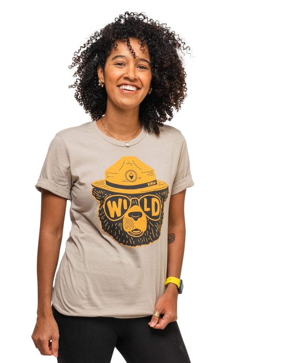 Keep Nature Wild Tee Wildbear Unisex Tee | Heather Tan