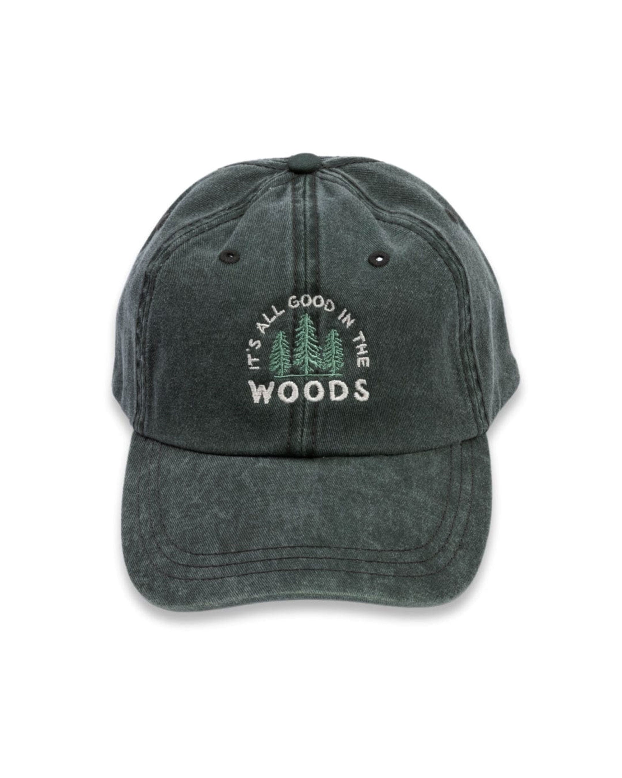 Good in the Woods Dad Hat | Faded Forest