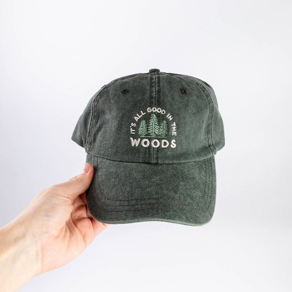 Good in the Woods Dad Hat | Faded Forest