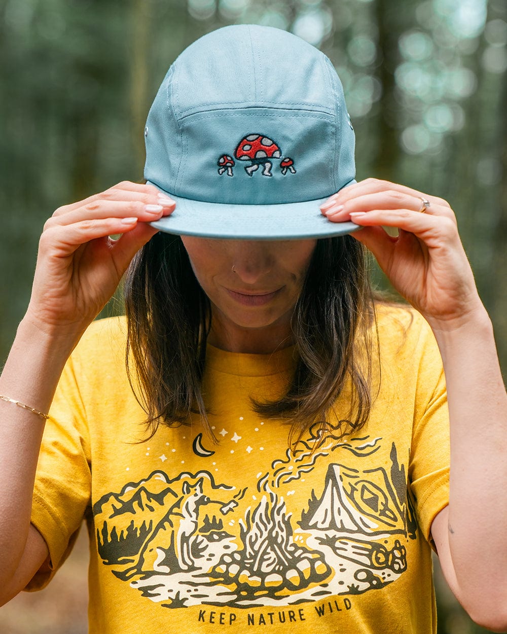 Keep Nature Wild 2 Dog Tees + 9 Stickers Free | Campfire Dog & Barking Up All the Trees | Bundle