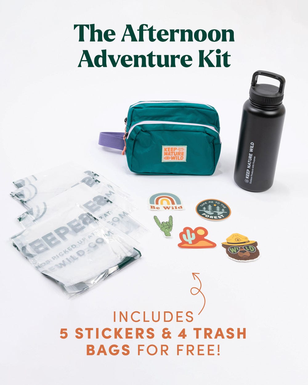 Keep Nature Wild Afternoon Adventure Kit - Teal/Lavender