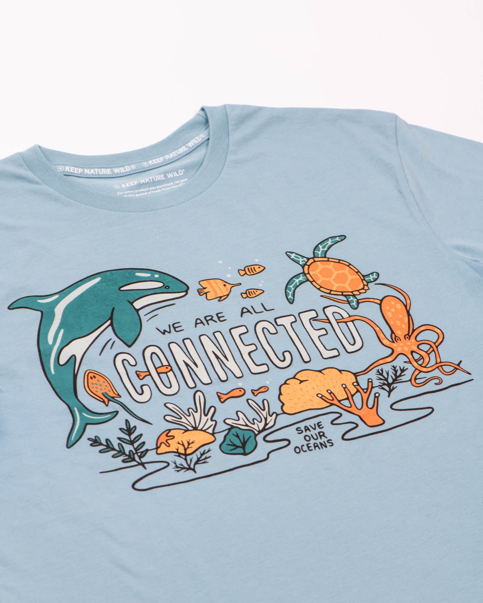 Keep Nature Wild Tee All Connected Unisex Tee | Morning Mist