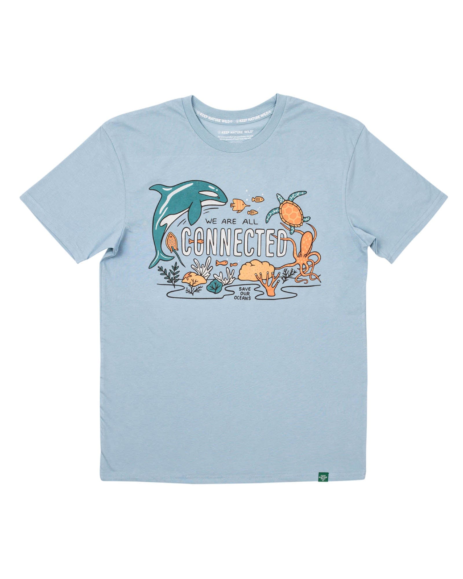Keep Nature Wild Tee All Connected Unisex Tee | Morning Mist