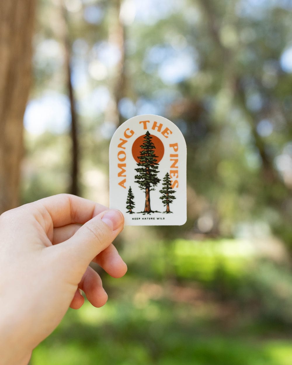 Keep Nature Wild Sticker Among the Pines | Sticker