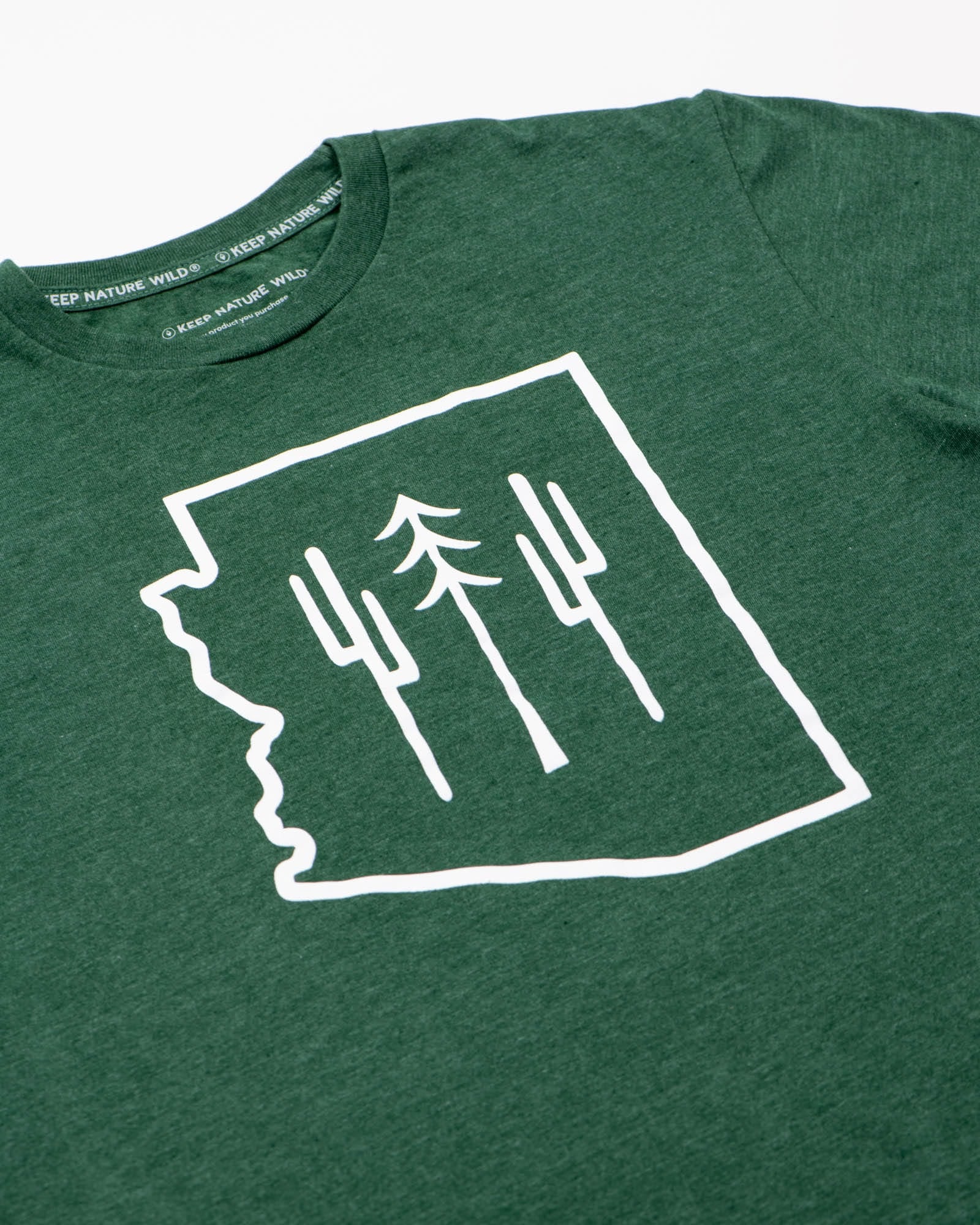 Keep Nature Wild Tee Arizona Wilderness Unisex Tee | Forest
