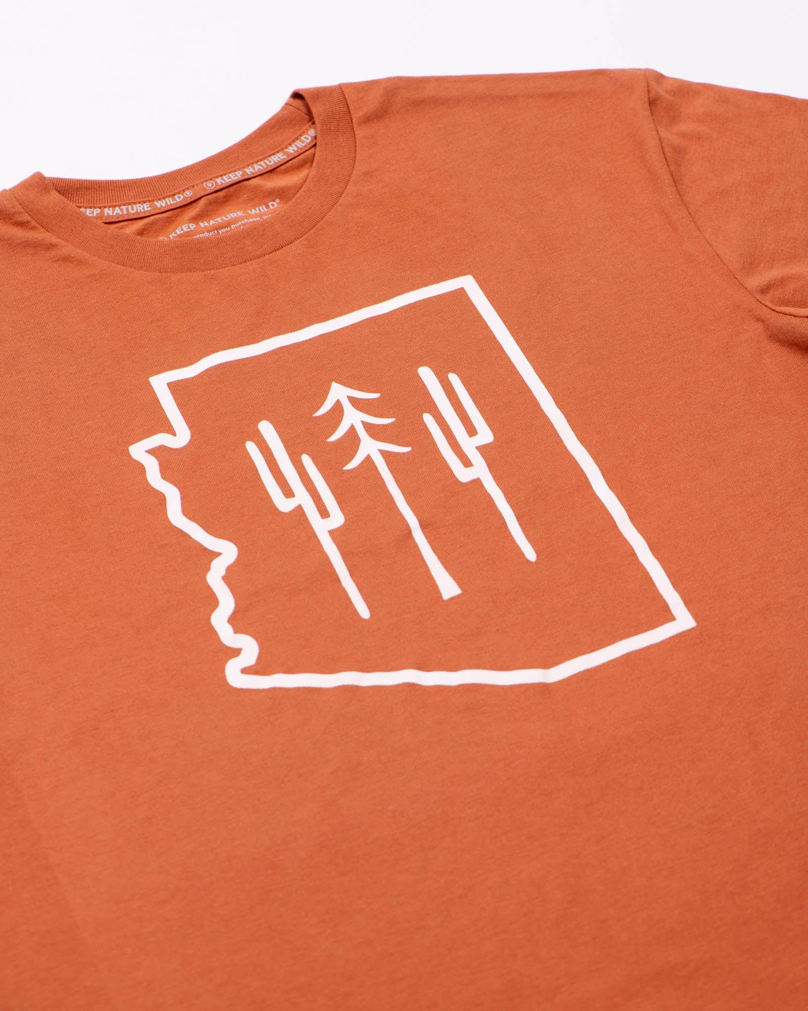Keep Nature Wild Tee Arizona Wilderness Unisex Tee | Redwood