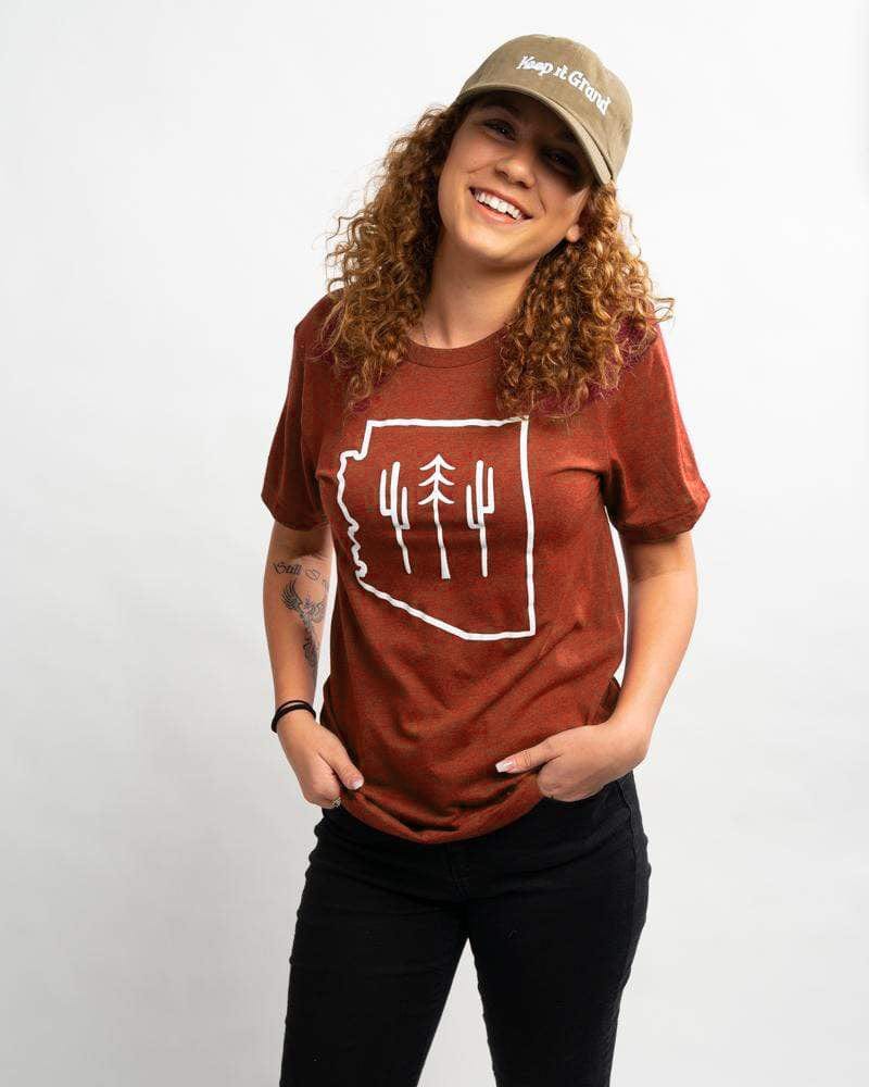 Keep Nature Wild Tee Arizona Wilderness Unisex Tee | Redwood