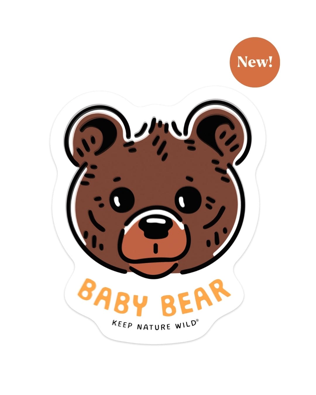 Keep Nature Wild Sticker Baby Bear | Sticker