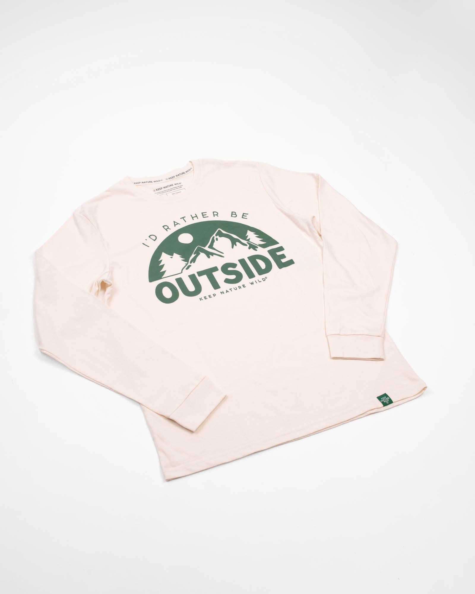 Keep Nature Wild Long Sleeve Be Outside Unisex Long Sleeve | Natural