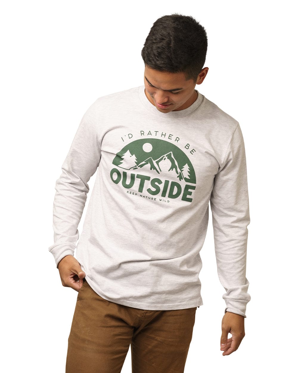 Keep Nature Wild Long Sleeve Be Outside Unisex Long Sleeve | Natural