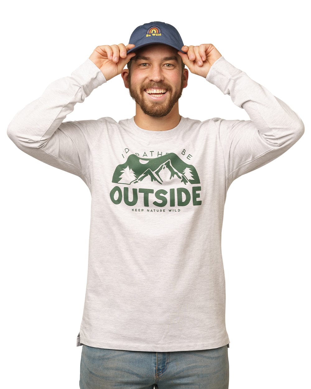 Keep Nature Wild Long Sleeve Be Outside Unisex Long Sleeve | Natural