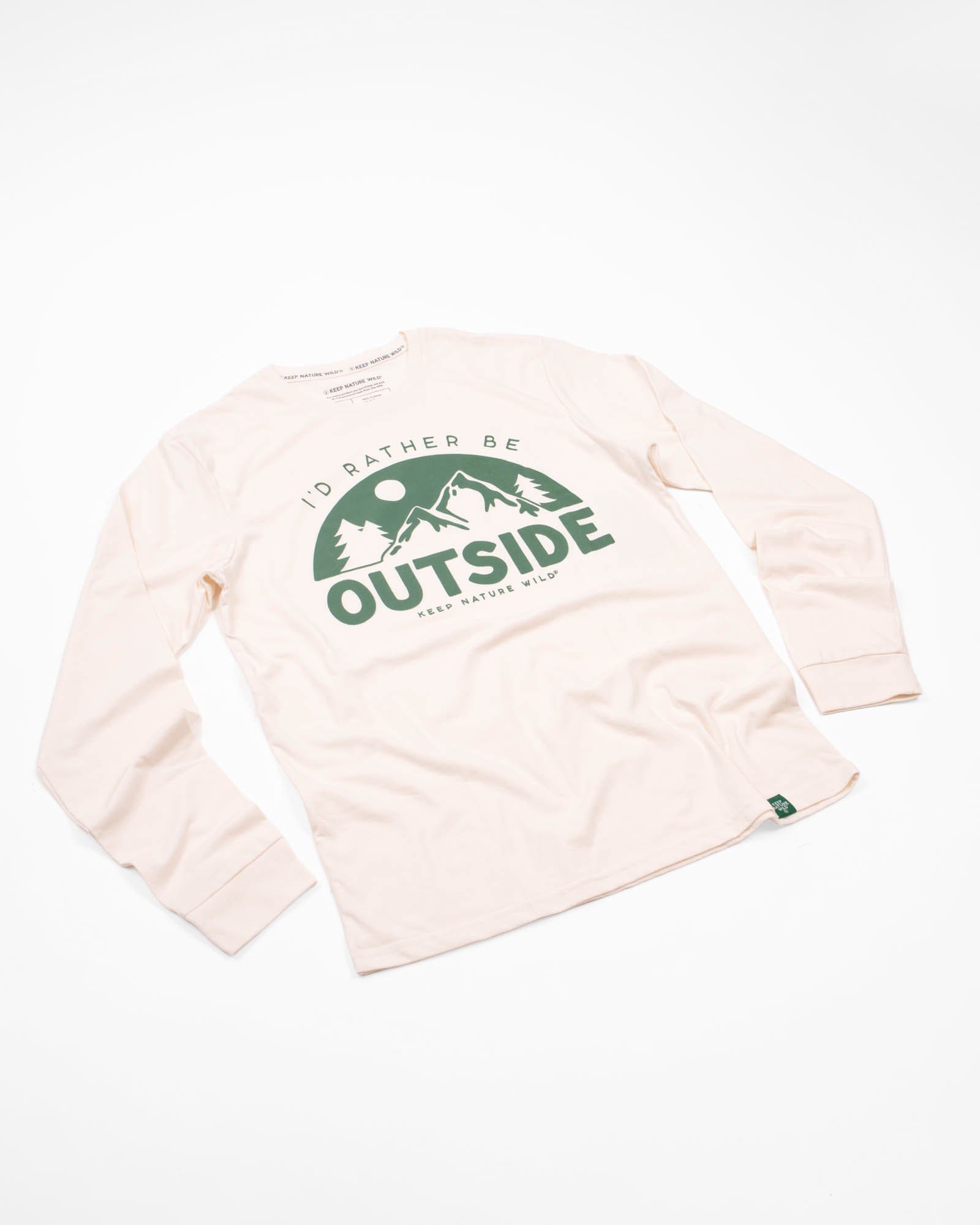 Keep Nature Wild Long Sleeve Be Outside Unisex Long Sleeve | Natural