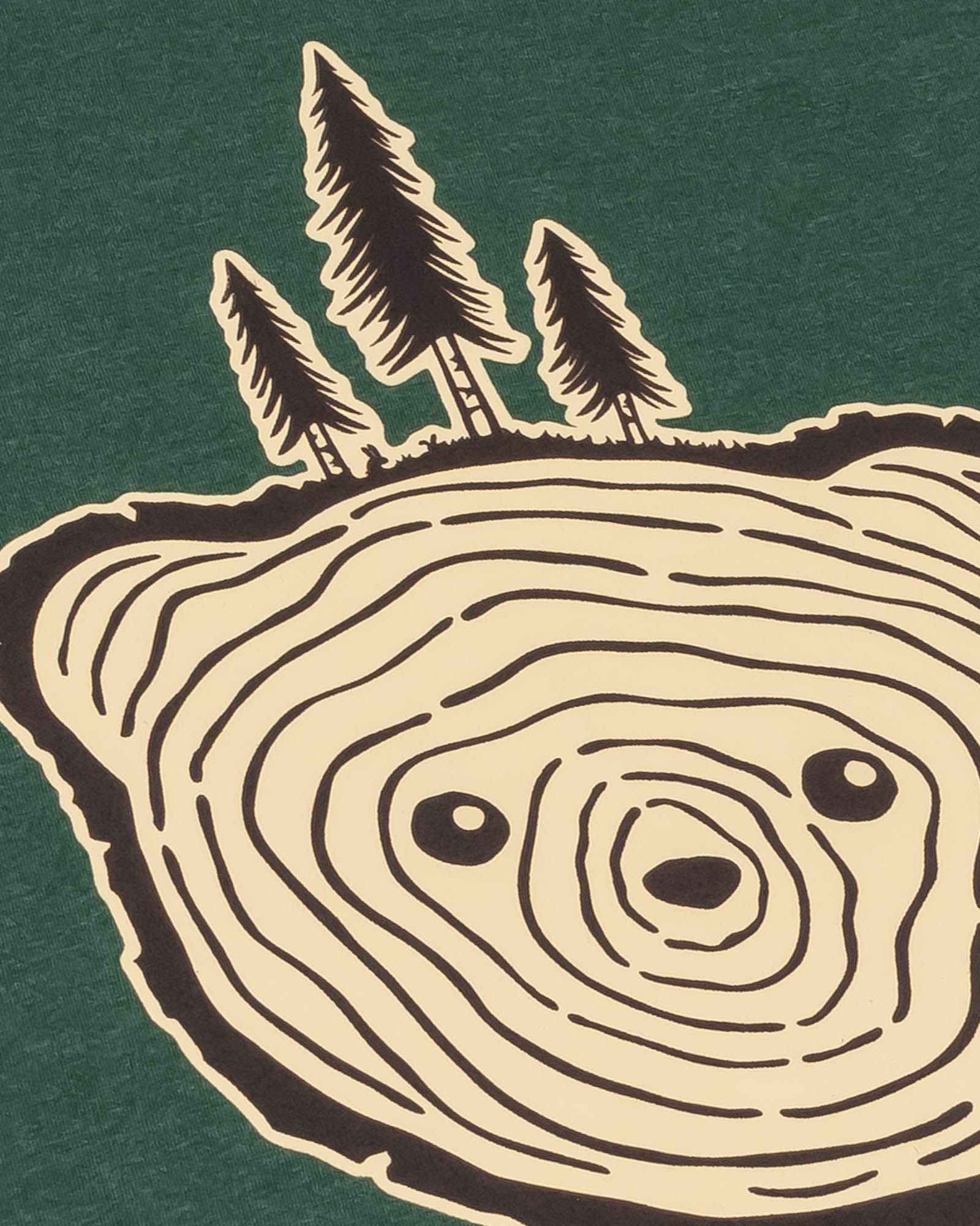 Keep Nature Wild Tee Bear Tree Unisex Tee | Heather Forest