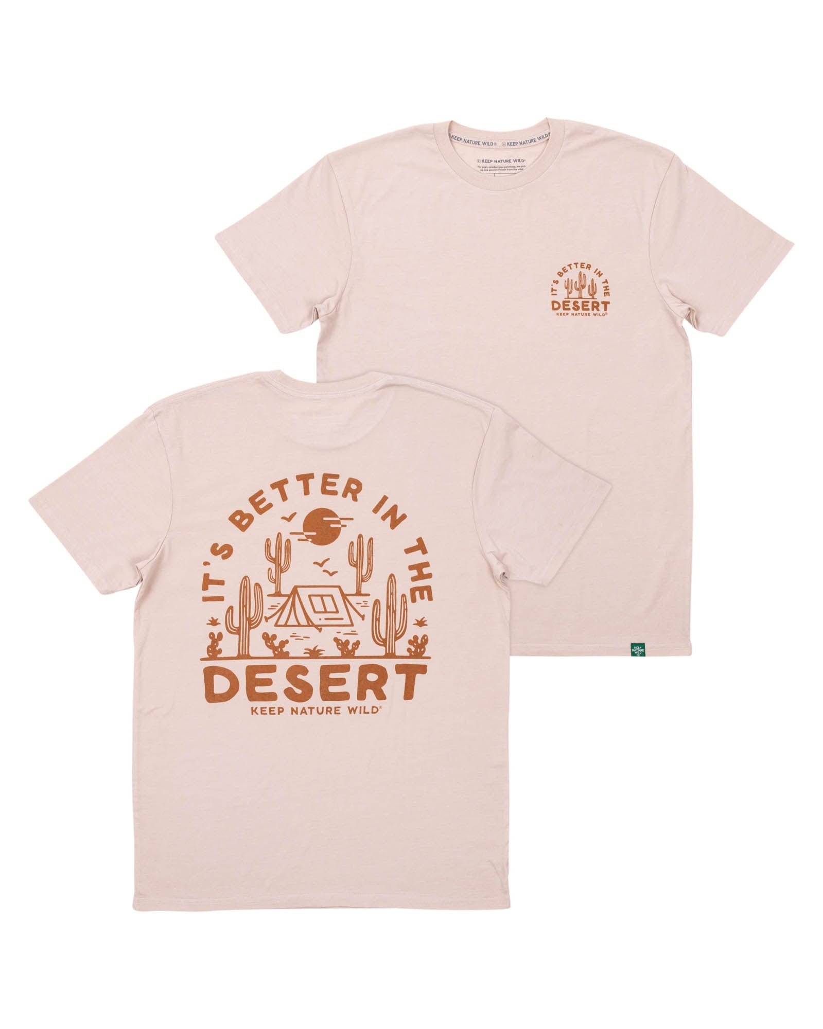 Keep Nature Wild Tee Better in the Desert Unisex Tee | Heather Tan