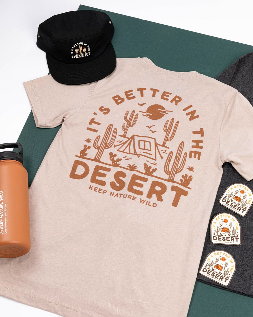 Keep Nature Wild Tee Better in the Desert Unisex Tee | Heather Tan