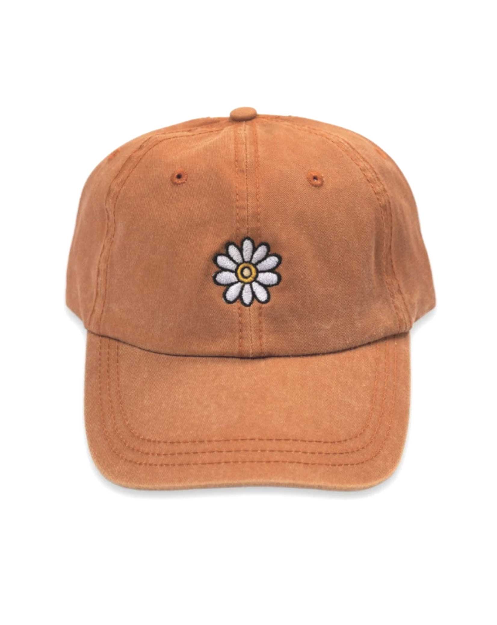 Keep Nature Wild Hat Bloom Dad Hat | Sunset Orange