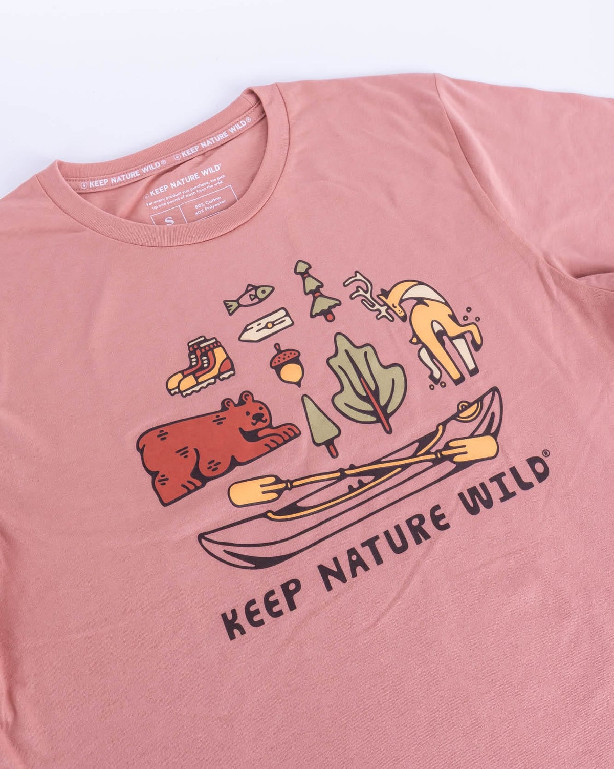 Keep Nature Wild Tee Camp Essentials | Unisex Tee | Canyon Rose