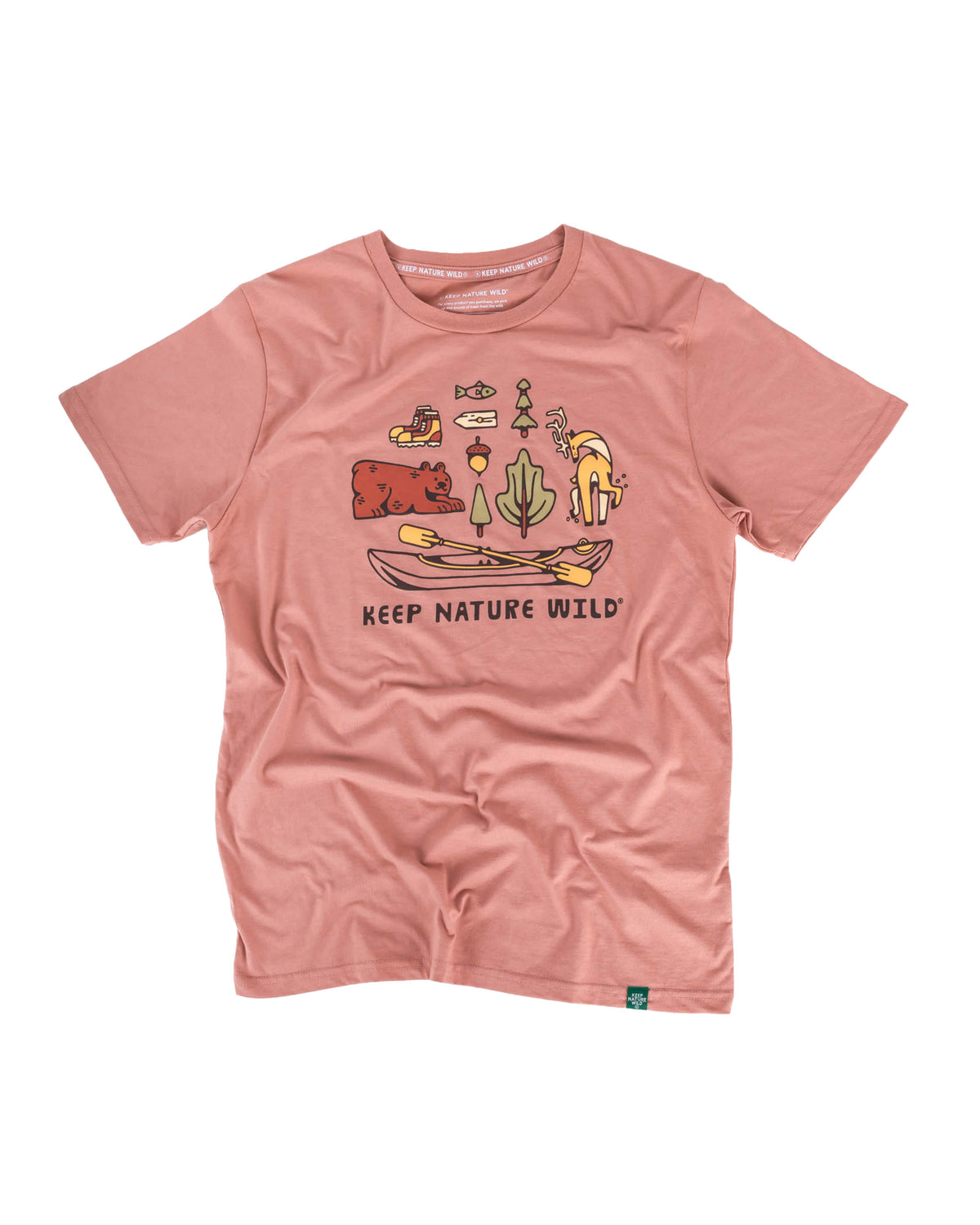 Keep Nature Wild Tee Camp Essentials | Unisex Tee | Canyon Rose
